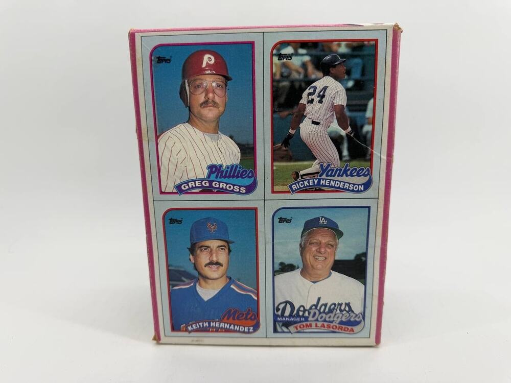 1989 Topps Baseball Wax Packs Trading Cards Vintage Open Box New 2.80 lb